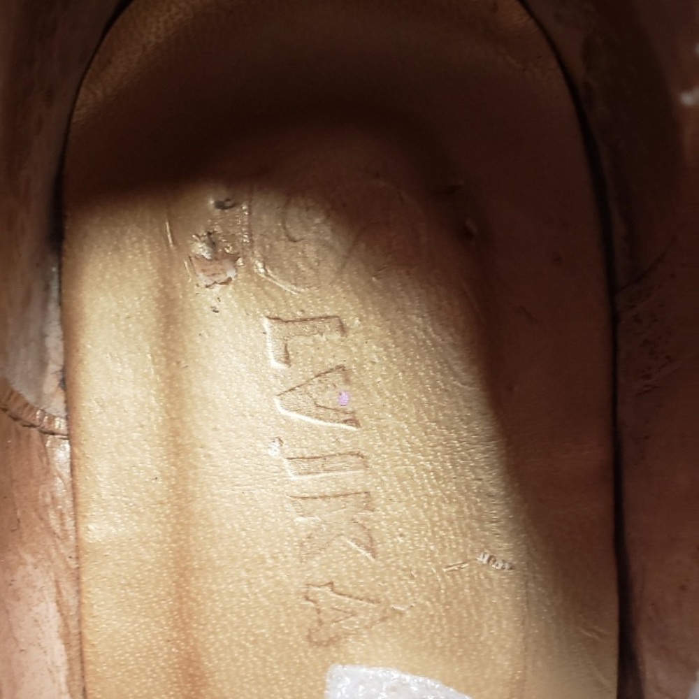 Women’s US 8 Brown Croc Leather Exotic Heels - Picture 7 of 7